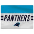 NFL Carolina Panthers White Striped Surface Laptop 3 13.5in Skin