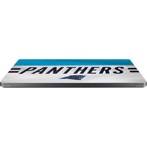 NFL Carolina Panthers White Striped Surface Laptop 7 13.8in Skin