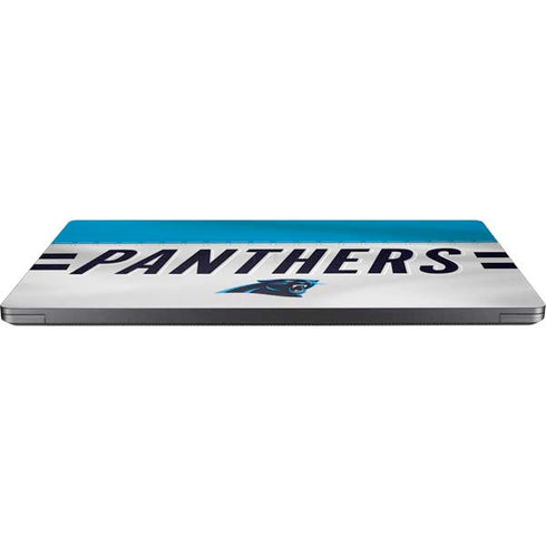 NFL Carolina Panthers White Striped Surface Laptop 7 15in Skin