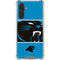 NFL Carolina Panthers Zone Block Galaxy A17 Clear Case
