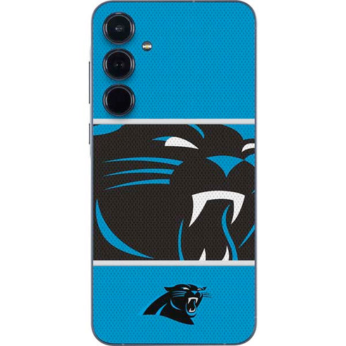 NFL Carolina Panthers Zone Block Galaxy A55 5G Skin
