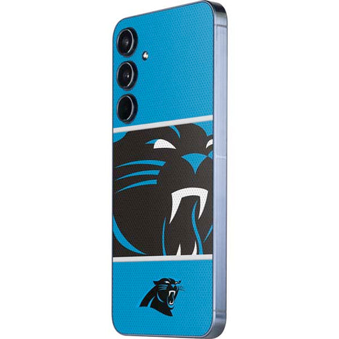 NFL Carolina Panthers Zone Block Galaxy A55 5G Skin