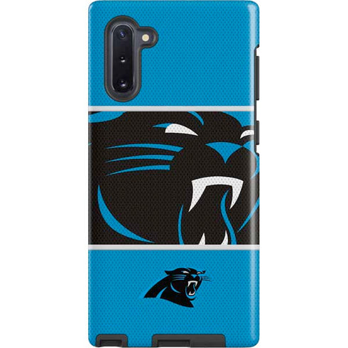 NFL Carolina Panthers Zone Block Galaxy Cases