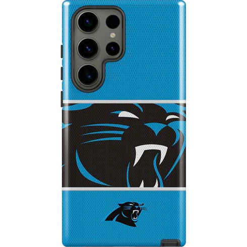 NFL Carolina Panthers Zone Block Galaxy S23 Ultra Pro Case