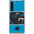 NFL Carolina Panthers Zone Block Galaxy S24 FE Clear Case