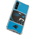 NFL Carolina Panthers Zone Block Galaxy S24 FE Clear Case