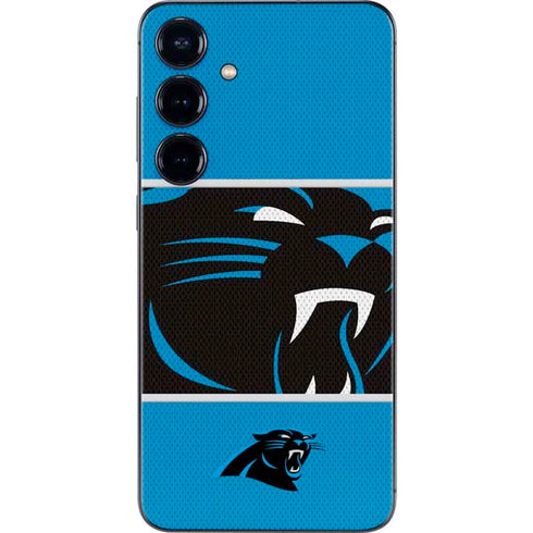 NFL Carolina Panthers Zone Block Galaxy S25 Skin