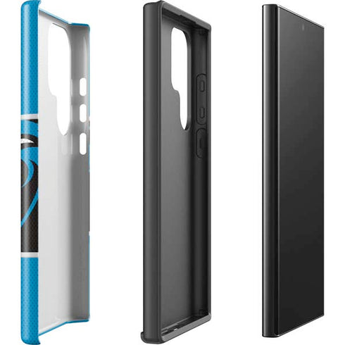 NFL Carolina Panthers Zone Block Galaxy S25 Ultra Impact Case