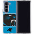 NFL Carolina Panthers Zone Block Galaxy Z Fold5 5G Clear Case
