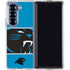 NFL Carolina Panthers Zone Block Galaxy Z Fold6 Clear Case