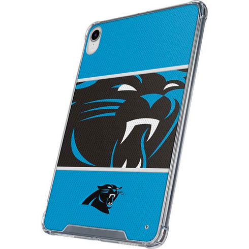NFL Carolina Panthers Zone Block iPad 11th Gen (2025) Clear Case