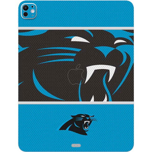 NFL Carolina Panthers Zone Block iPad Pro 13in M4 (2024) Skin
