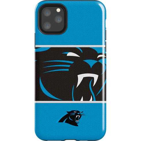 NFL Carolina Panthers Zone Block iPhone Cases