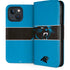 NFL Carolina Panthers Zone Block iPhone 13 Folio Case