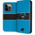 NFL Carolina Panthers Zone Block iPhone 13 Pro Folio Case