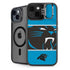 NFL Carolina Panthers Zone Block iPhone 15 Kickstand Case