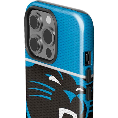 NFL Carolina Panthers Zone Block iPhone 15 Pro Impact Case