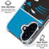 NFL Carolina Panthers Zone Block iPhone 16 Clear Case