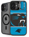 NFL Carolina Panthers Zone Block iPhone 16 Kickstand Case
