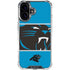 NFL Carolina Panthers Zone Block iPhone 16 Plus Clear Case