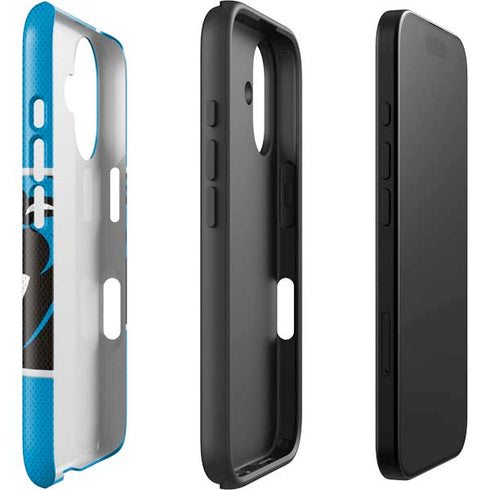 NFL Carolina Panthers Zone Block iPhone 16 Plus Impact Case