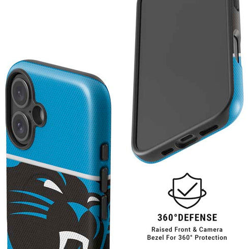 NFL Carolina Panthers Zone Block iPhone 16 Plus Magsafe Impact Case