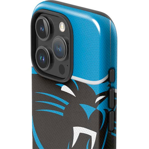 NFL Carolina Panthers Zone Block iPhone 16 Pro Impact Case