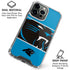 NFL Carolina Panthers Zone Block iPhone 16 Pro Max Clear Case