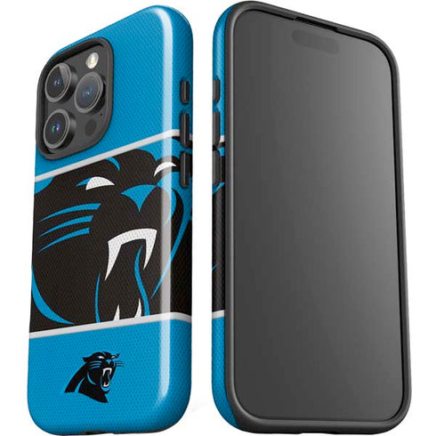 NFL Carolina Panthers Zone Block iPhone 16 Pro Max Impact Case