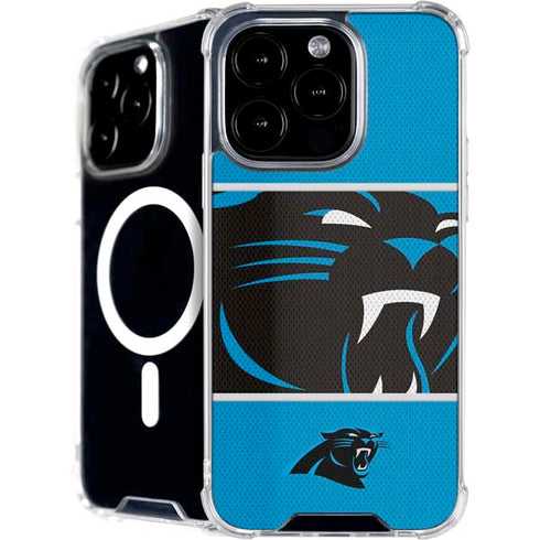 NFL Carolina Panthers Zone Block iPhone 16 Pro Max MagSafe Case