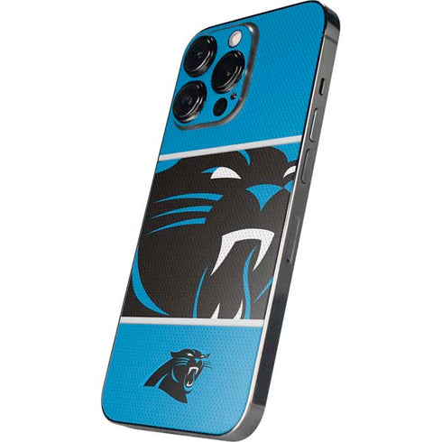 NFL Carolina Panthers Zone Block iPhone 16 Pro Max Skin
