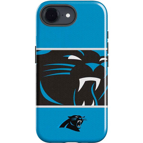 NFL Carolina Panthers Zone Block iPhone 16e Impact Case