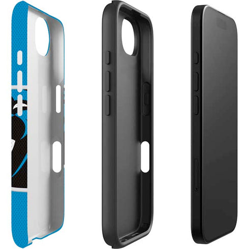 NFL Carolina Panthers Zone Block iPhone 16e Impact Case