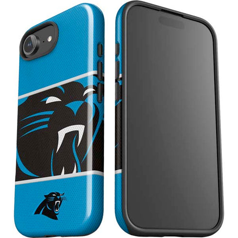 NFL Carolina Panthers Zone Block iPhone 16e Impact Case