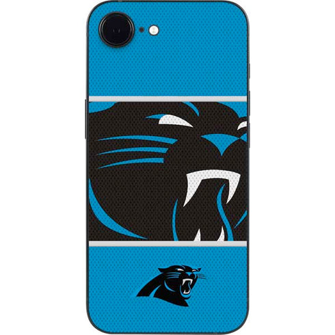 NFL Carolina Panthers Zone Block iPhone 16e Skin