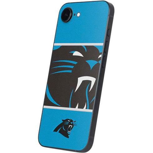 NFL Carolina Panthers Zone Block iPhone 16e Skin