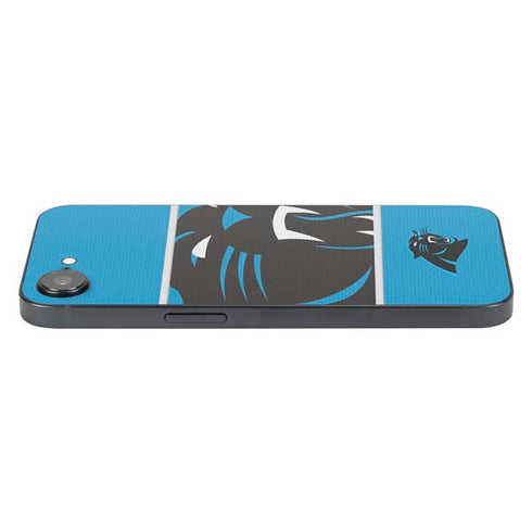 NFL Carolina Panthers Zone Block iPhone 16e Skin