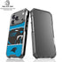 NFL Carolina Panthers Zone Block iPhone 18 Pro Clear Case