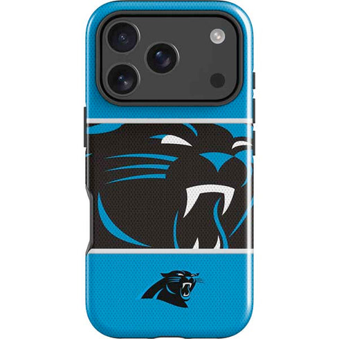 NFL Carolina Panthers Zone Block iPhone 18 Pro Impact Case