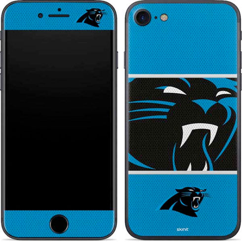 NFL Carolina Panthers Zone Block iPhone 8 Skin