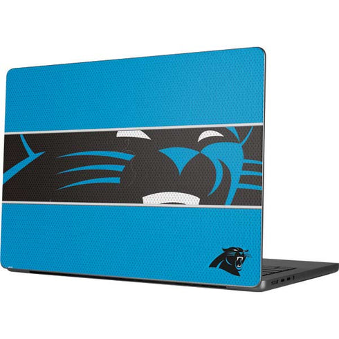 NFL Carolina Panthers Zone Block Apple MacBook Pro 14-inch Skin