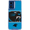 NFL Carolina Panthers Zone Block Moto G 5G (2024) Clear Case