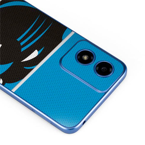 NFL Carolina Panthers Zone Block Moto G Play 4G (2024) Skin