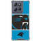NFL Carolina Panthers Zone Block Moto G Play 5G (2025) Clear Case