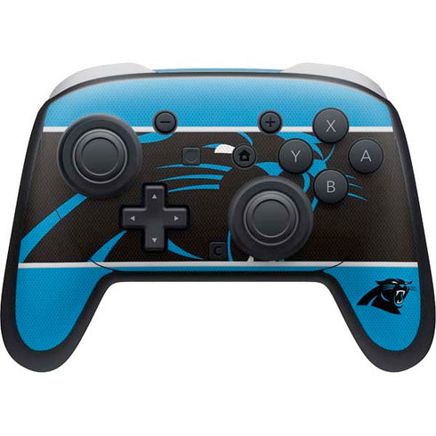 NFL Carolina Panthers Zone Block Nintendo Skins