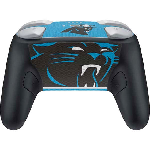 NFL Carolina Panthers Zone Block Nintendo Switch 2 (2025) Pro Controller Skin