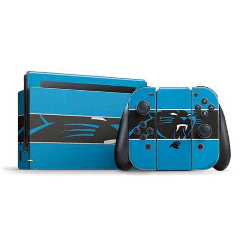 NFL Carolina Panthers Zone Block Nintendo Skins