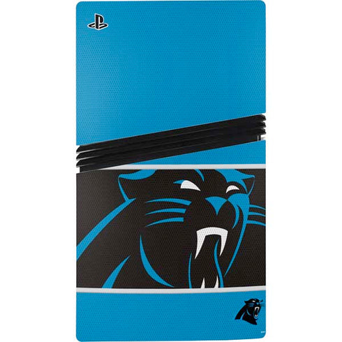 NFL Carolina Panthers Zone Block PS5 Pro Console Skin