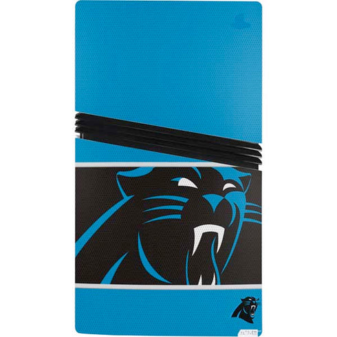 NFL Carolina Panthers Zone Block PS5 Pro Console Skin