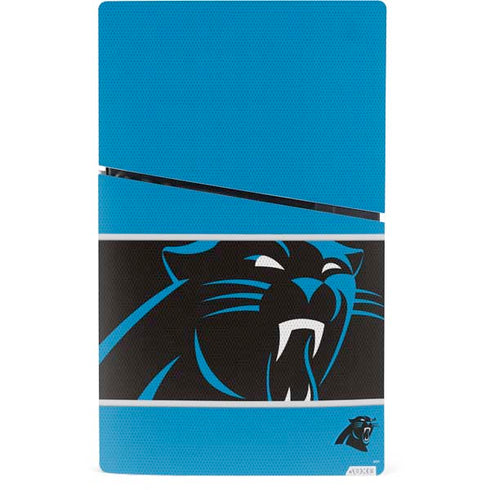 NFL Carolina Panthers Zone Block PS5 Slim Digital Edition Console Skin